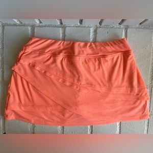 Lija tiered ruffle layered tennis pickleball skirt skort - size M EUC